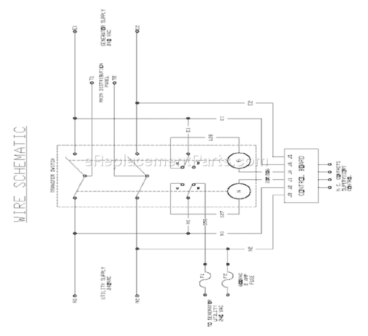 Page C Diagram and Parts List for 1814-1  Briggs and Stratton Generator